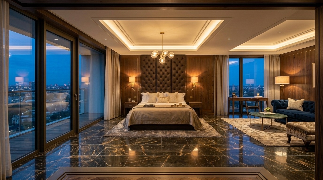 Master suite interior